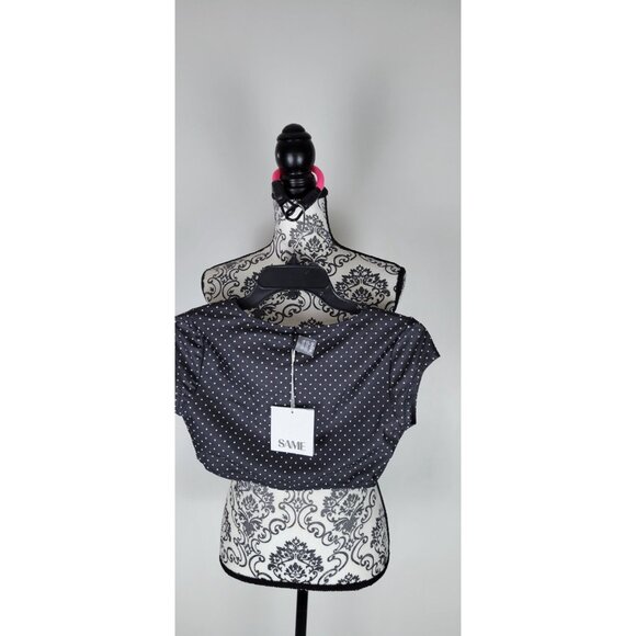 SAME Los Angeles Top  Swim Womens The Grace Polka Dot Size Small - Picture 5 of 6